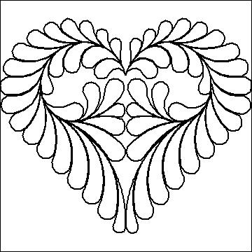 (image for) Kims Feathered Heart-L00499